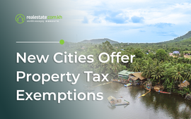 New Cities in Cambodia Offer Property Tax Exemptions