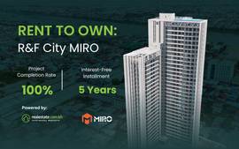 Unbeatable Offer! Move into R&F City MIRO Studio Apartments with Just 15% Down Payment!