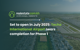 Set to open in July 2025: Techo International Airport Nears Completion for Phase 1