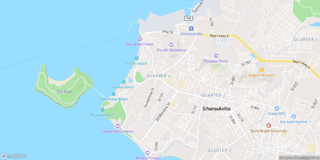 Carte de Sangkat Bei, Sihanoukville