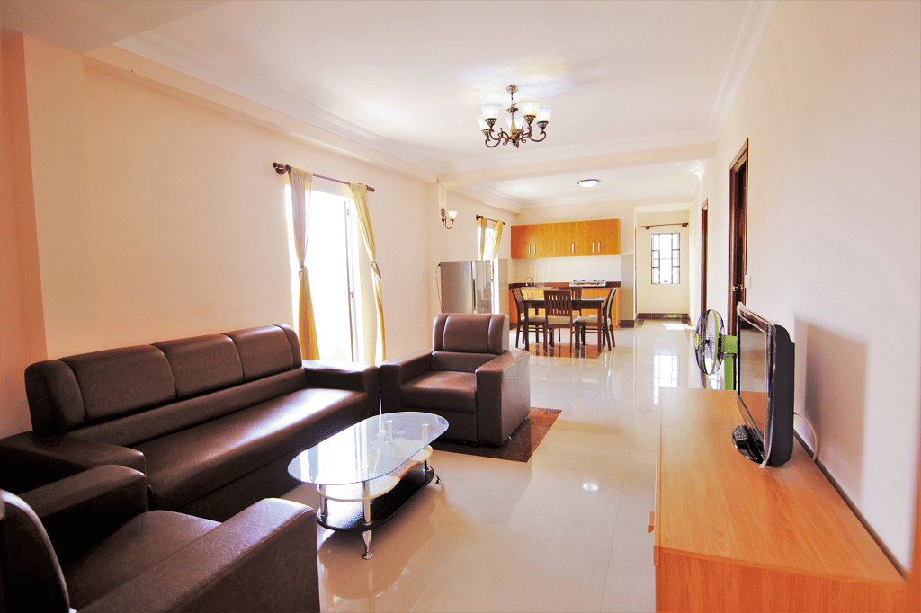 Cosy Corner Apartment | Condo For Rent in Phsar Daeum Thkov, Chamkarmon, Phnom Penh