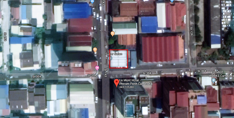 St. 143 corner 304 St. 143 corner 304, BKK 2, Chamkarmon, Phnom Penh