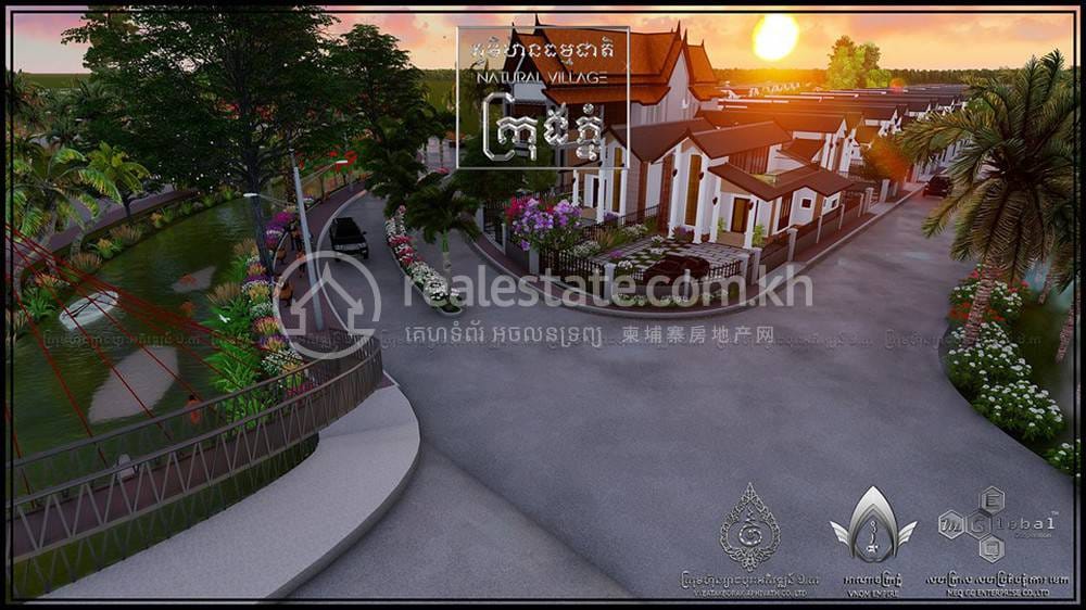 Krong Phnom Natural Village | 96 sqm Living Size House and lot For Sale in Prasat Bakong