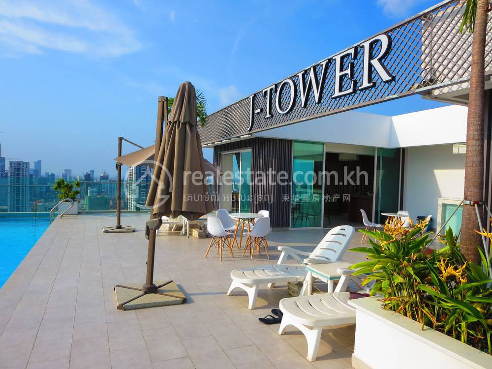 J Tower Condo | គម្រោងអភិវឌ្ឍថ្មី 1 បន្ទប់គេង For Sale & Rent