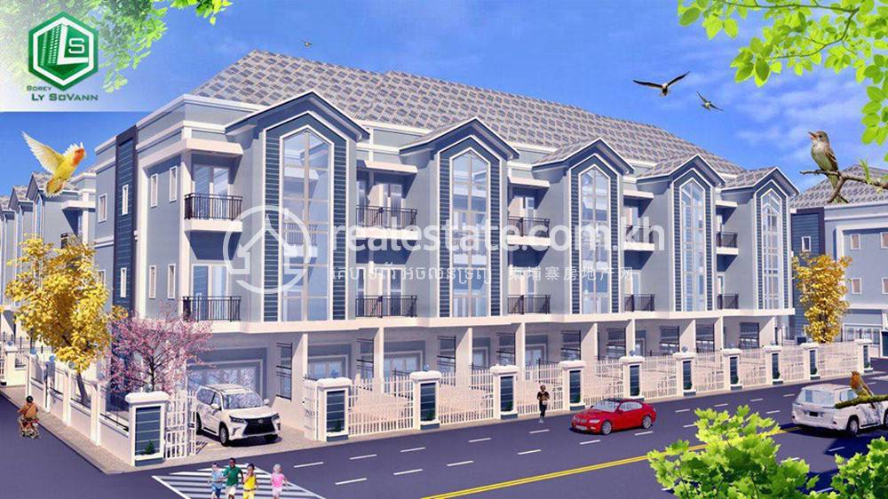 Preaek Aeng, Chbar Ampov, Phnom Penhの連棟住宅売り物件