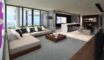 240 Apartment Phnom Penh | Zařízeno Apartmán se službami K pronájmu