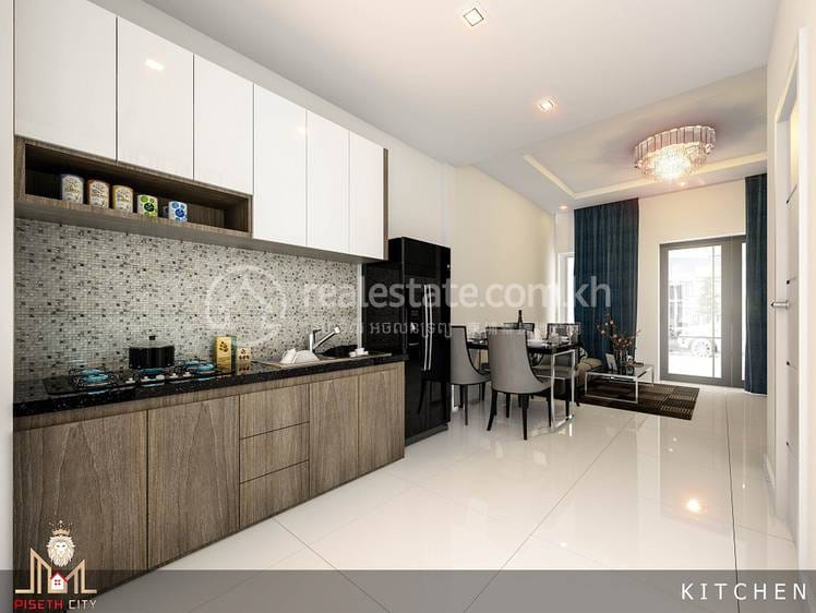 Piseth City | Рядовой дом Для Продажи with 1 Parking Space