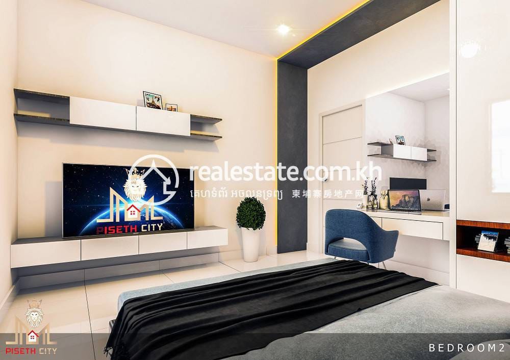Piseth City | ตึกแถว สำหรับขาย พร้อมที่จอดรถ 1 คัน