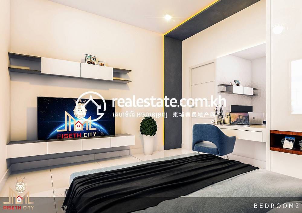 Piseth City | ตึกแถว สำหรับขาย พร้อมที่จอดรถ 1 คัน