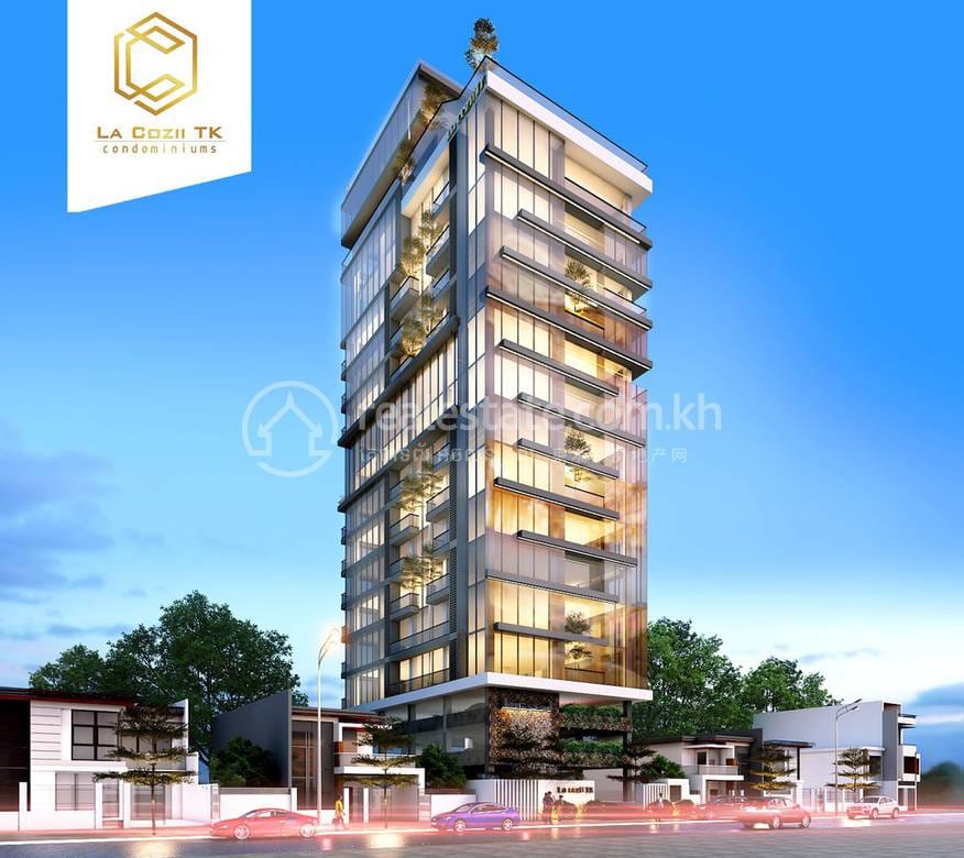 La Cozii TK Condominium | ខុនដូ សំរាប់លក់ នៅToul Kork តម្លៃ $122,430