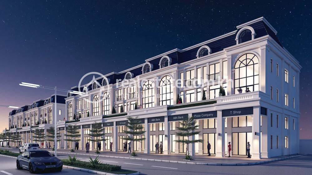 Borey Lorn City Lotussana | $388,000 店屋