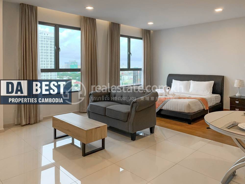 46 sqm Living Size Apartmán K pronájmu in Toul Kork