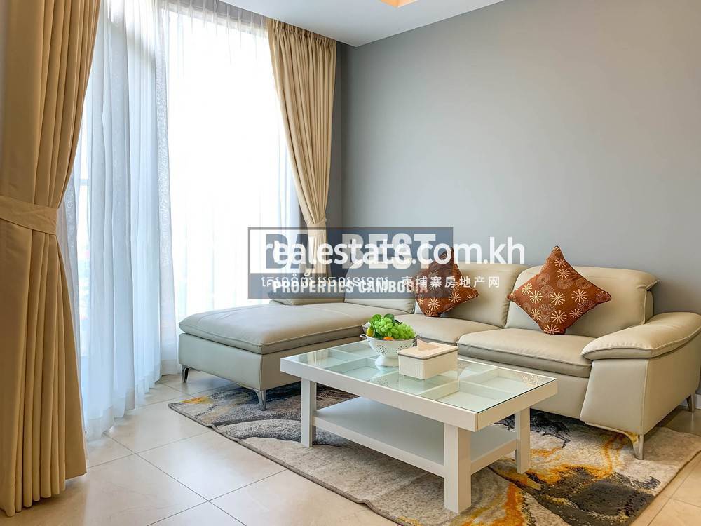 124 sqm Living Size Апартаменты с Обслуживанием Для Аренды in Chamkarmon