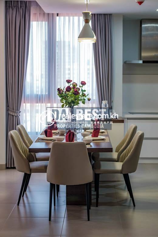Serviced Apartment For Rent in Properties DaBest, BKK 1, Boeng Keng Kang, Phnom Penh