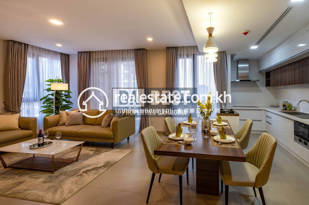 Apartmán se službami K pronájmu in Properties DaBest, BKK 1, Boeng Keng Kang, Phnom Penh