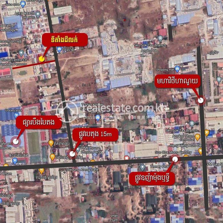 Działka Na sprzedaż w Phnom Penh Thmey, Sen Sok, Phnom Penh