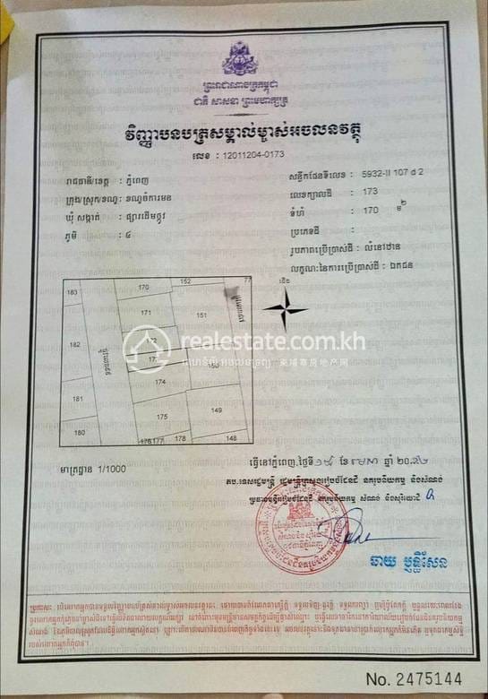Phsar Daeum Thkov Phsar Daeum Thkov에 있는 House and lot 매매