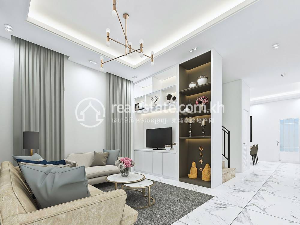 Borey Lorn City Lotussana | ลิงก์เฮ้าส์ สำหรับขาย ใน Por Sen Chey $102,500