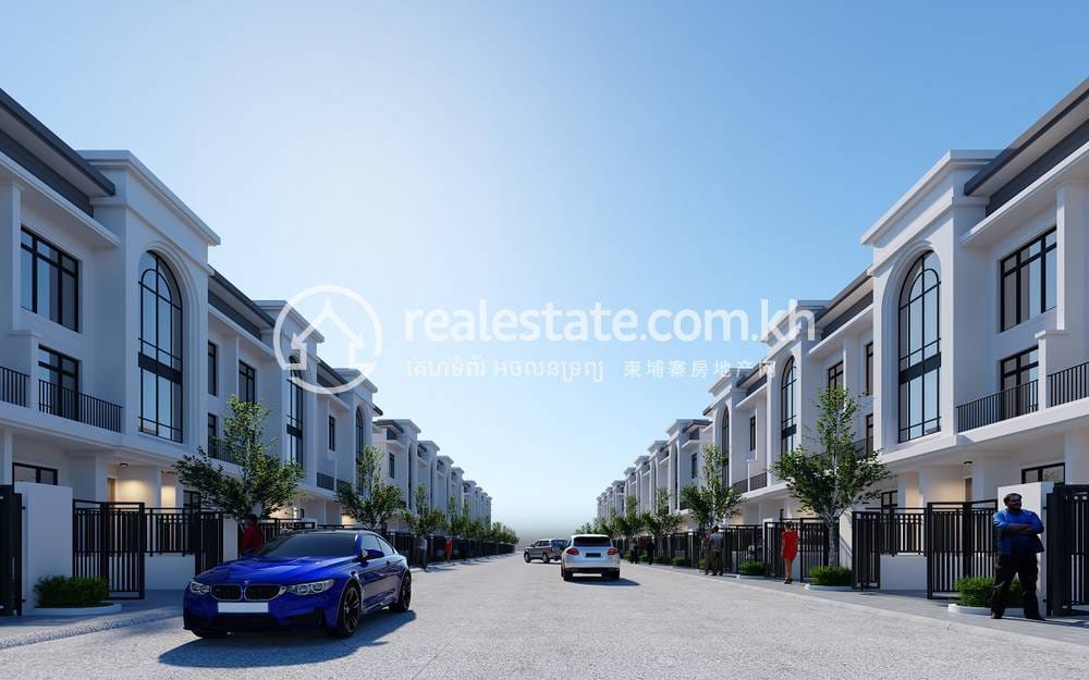 Borey Lorn City Lotussana | ลิงก์เฮ้าส์ สำหรับขาย ใน จอมเจา 2, โปร์แซนเจย, พนมเปญ