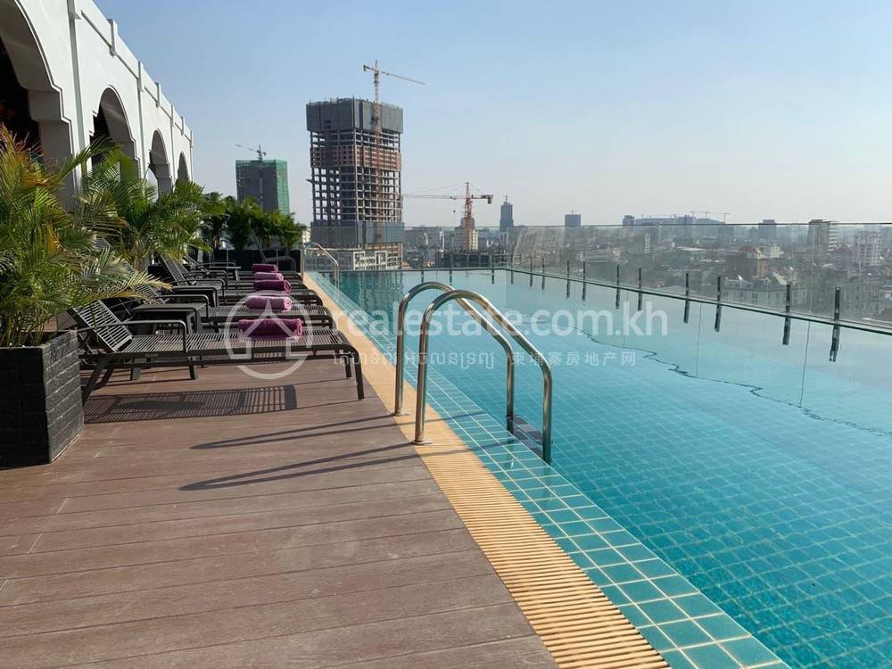 เซอร์วิสอพาร์ทเม้นท์ สำหรับเช่า ใน, บึงกัก 1, ตuolโกก, พนมเปญ