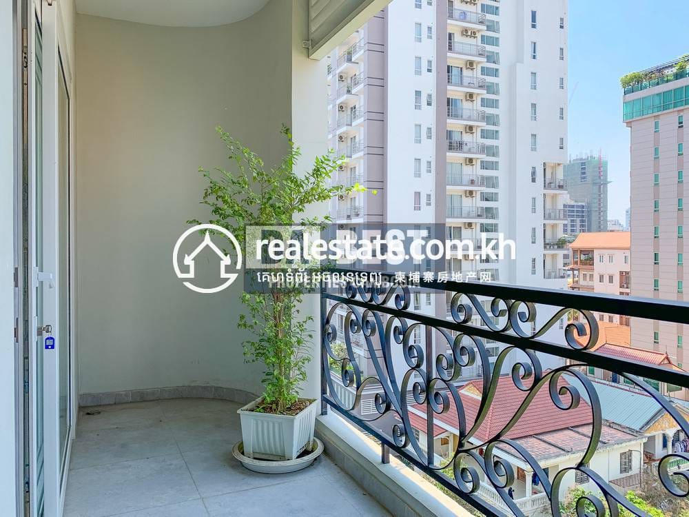 อพาร์ทเม้นท์ สำหรับเช่า ใน Boeng Keng Kang $950