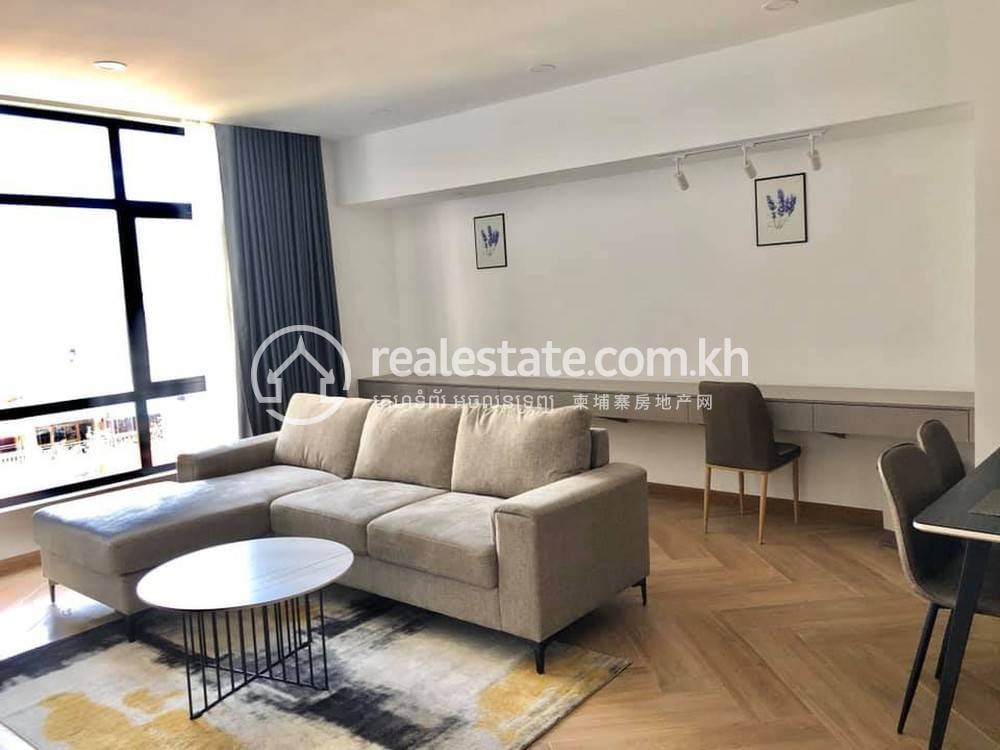 Апартаменты с Обслуживанием Для Аренды in Boeng Keng Kang $1,000