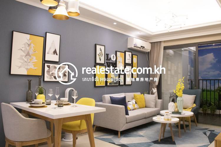 金边中心城出售1室1卫期房公寓 Realestate Com Kh