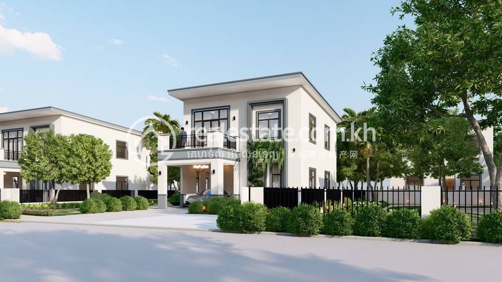 Borey Leng Navatra: River Villa | borey Na prodej in Chomkar Somraong, Battambang, Battambang