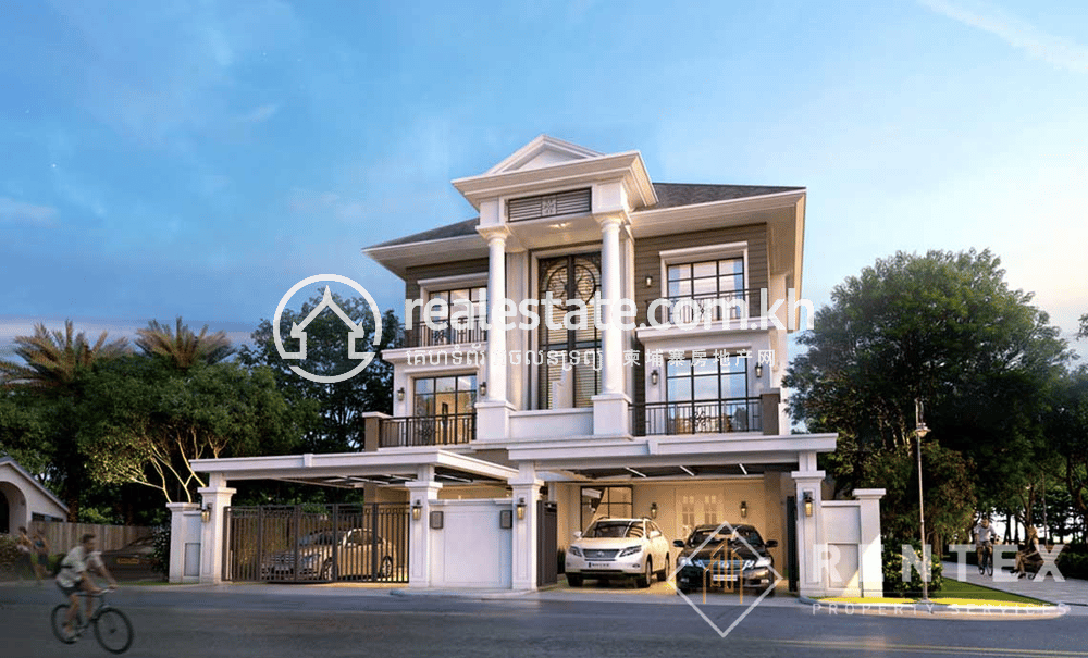 Chbar Ampov I វីឡាភ្លោះ សំរាប់លក់ នៅ Chbar Ampov I