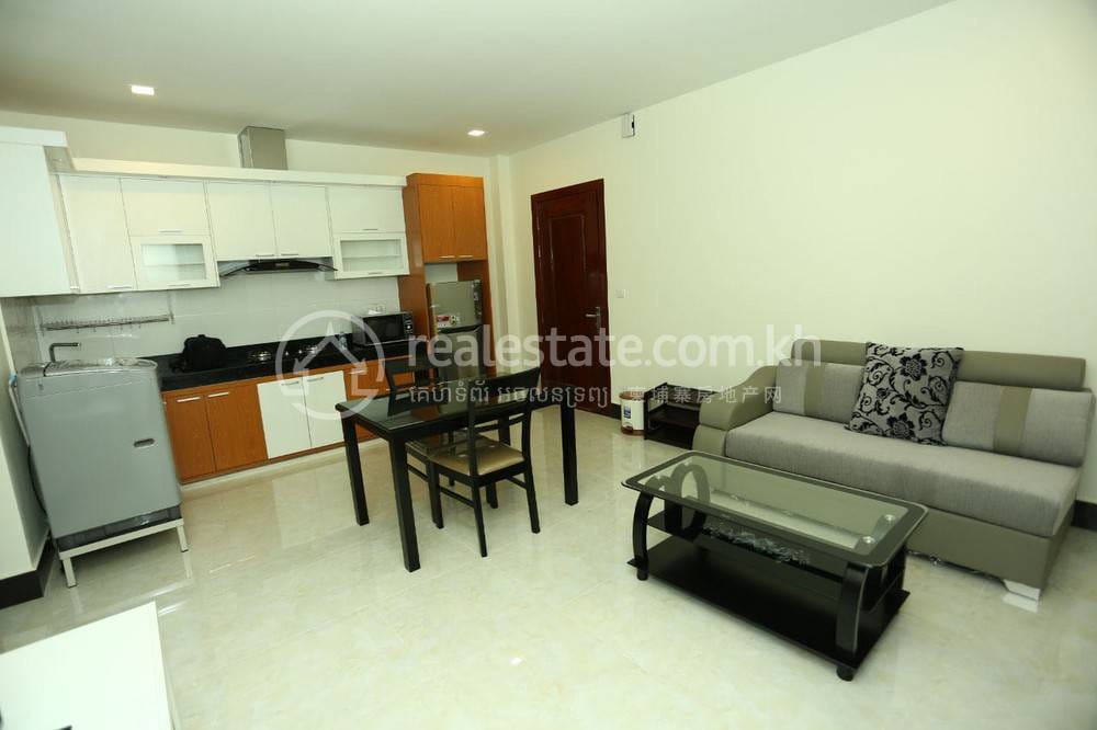 60 sqm Living Size Serviced Apartment For Rent in Boeng Keng Kang