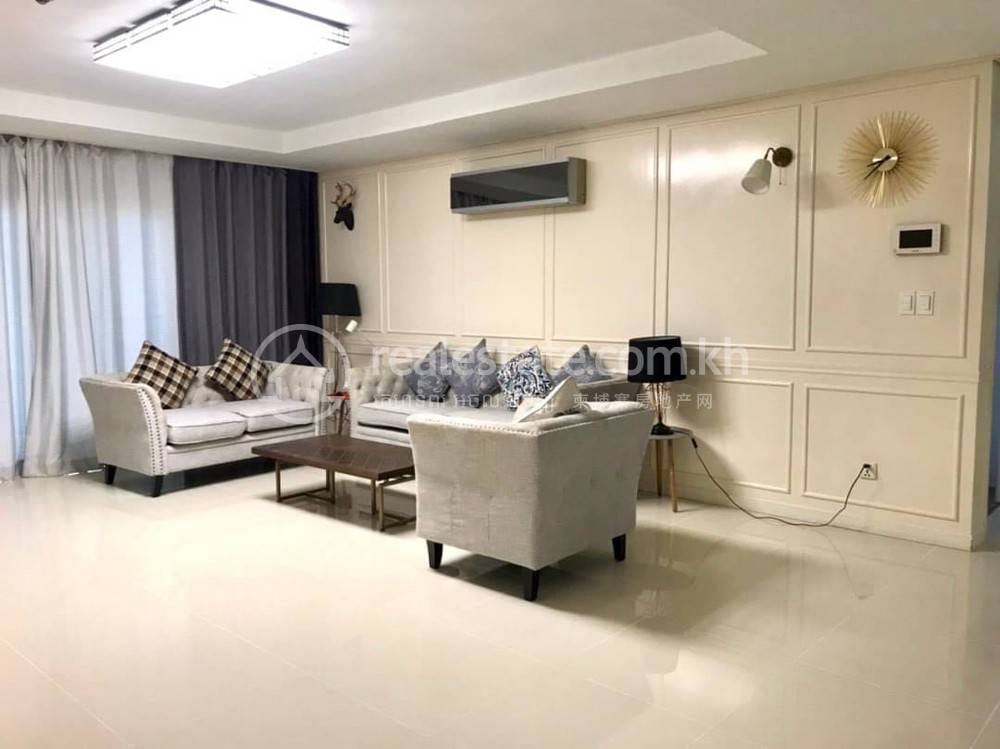 160 sqm Living Size Apartmán se službami K pronájmu in Toul Kork