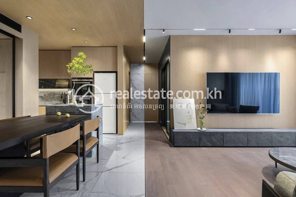 Apartmán se službami K pronájmu in Boeng Keng Kang $2,800