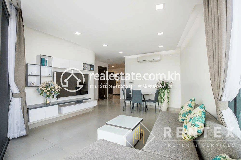 Appartement À louer à, Tonle Bassac, Chamkarmon, Phnom Penh