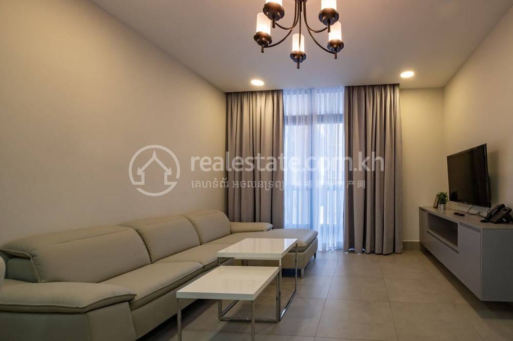 เซอร์วิสอพาร์ทเม้นท์ สำหรับเช่า พื้นที่ใช้สอย 110 ตร.ม. ใน Boeng Keng Kang