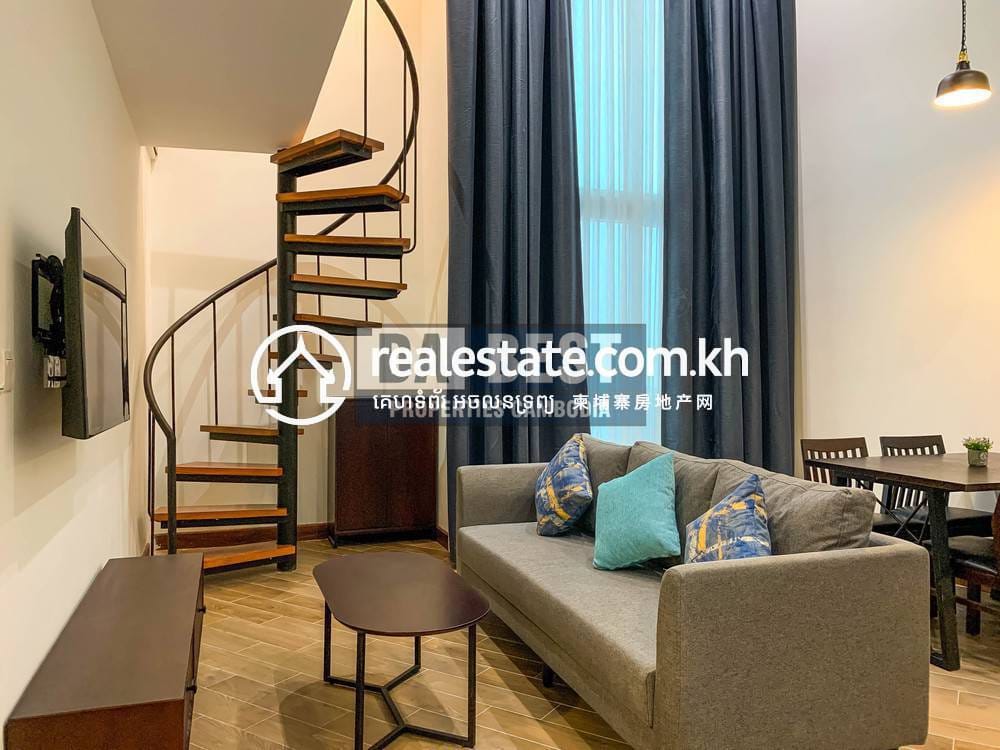 Апартаменты с Обслуживанием Для Аренды in Dabest Properties, Тул Том Пунг 1, Чамкармон, Пномпень