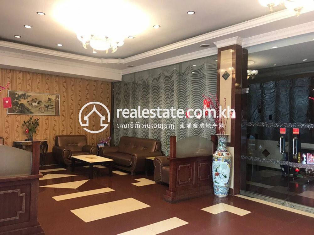 酒店出售，位于, 万景岗2分区（BKK2), 波哥堪, 金边