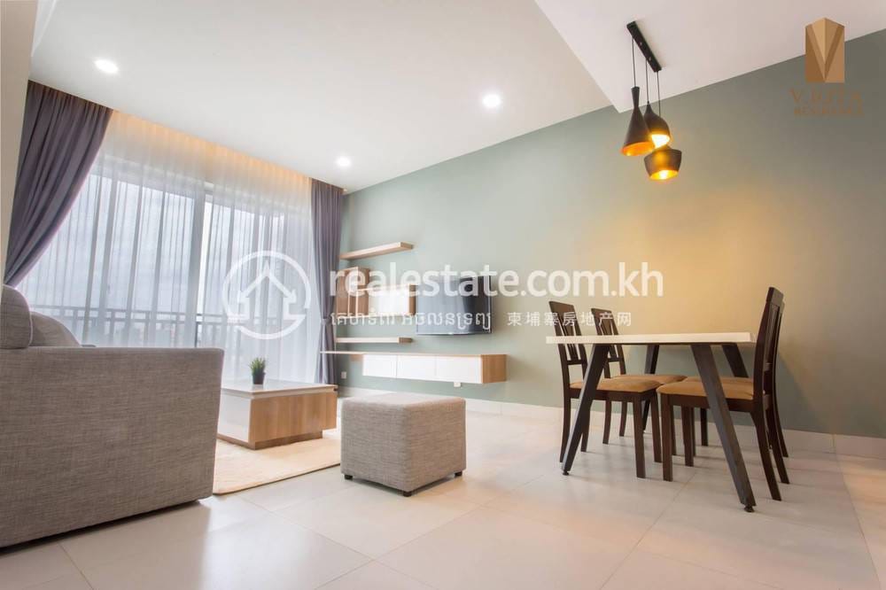 Апартаменты с Обслуживанием Для Аренды in Chamkarmon $1,100