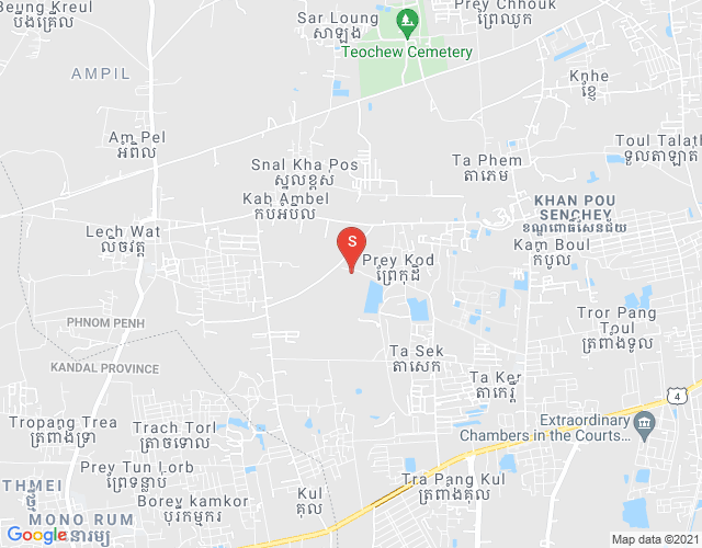 Mapa: Borey Sangkhoem Thmey