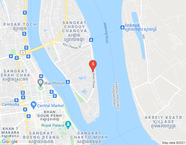 水净华区, 金边地图