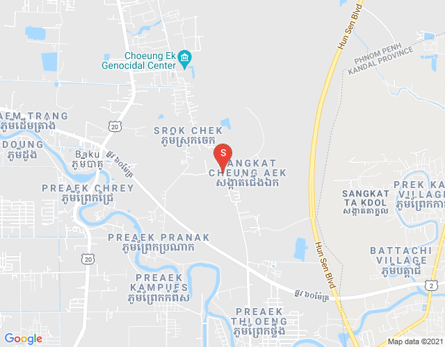 Mapa: Cheung Aek, Dangkao, Phnom Penh