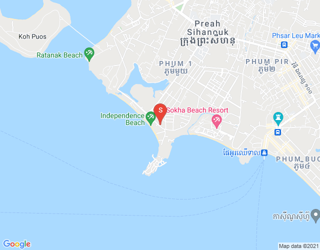 Mapa: Sangkat Buon, Sihanoukville