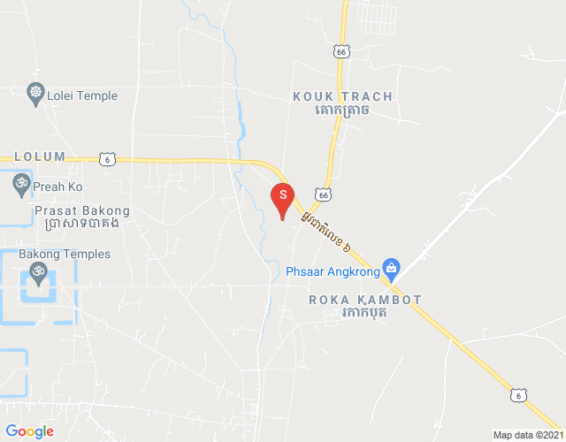 Map of Krong Phnom Natural Village