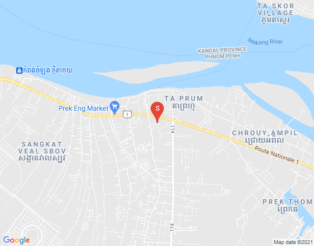 Mapa: Preaek Aeng, Chbar Ampov, Phnom Penh