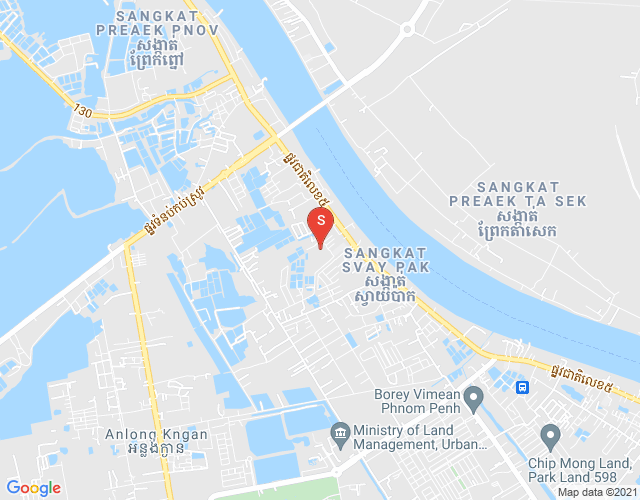 Map of Svay Pak, Russey Keo, Phnom Penh