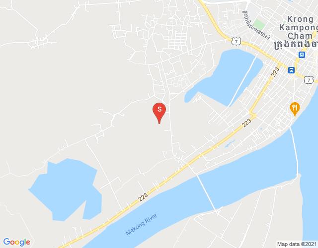 Map of Kampong Cham