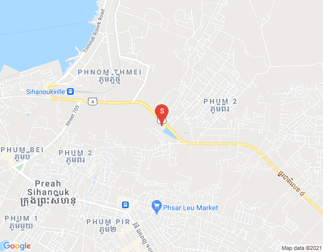 Mapa: Sangkat Bei, Sihanoukville