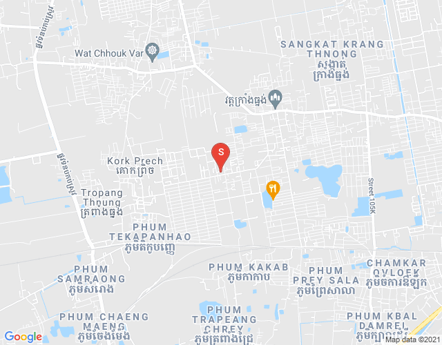 Krang Thnong分区, 森速区, 金边地图