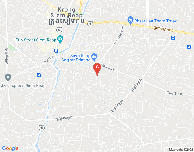 Map of Sala Kamraeuk, Siem Reap