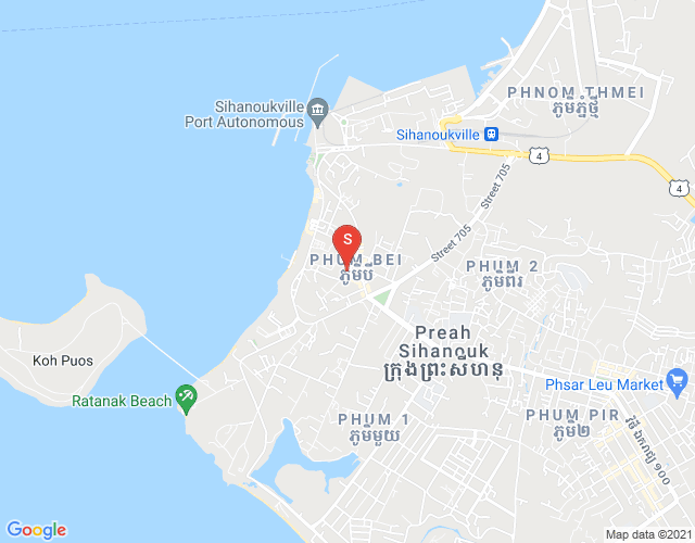 三号分区, 西哈努克城地图