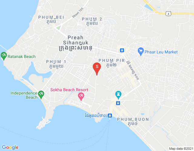 Map of Sangkat Bei, Sihanoukville